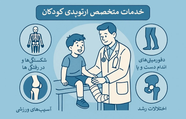 خدمات بهترین متخصص ارتوپدی کودکان در تهران