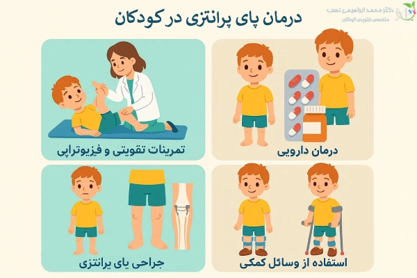 درمان پای پرانتزی در کودکان